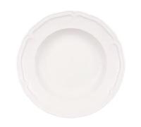 Villeroy & Boch Manoir Plato hondo, 23 cm, Porcelana Premium, Blanco