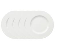Villeroy & Boch - Plato llano Royal, 27 cm, porcelana de hueso prémium, porcelana, Blanco, 6 sets