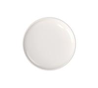Villeroy & Boch - Plato original Artesano, moderno plato de porcelana blanca de primera calidad, para platos principales, compatible con microondas, 27 cm