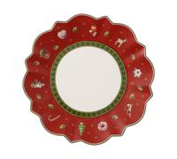 Villeroy & Boch Plato para pan y mantequilla Toy's Delight Ø18 cm Blanco-rojo