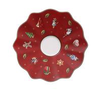 Villeroy & Boch Plato para taza espresso Toy's Delight Ø13 cm Blanco-rojo