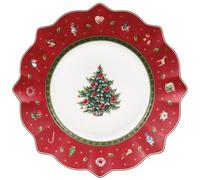Villeroy & Boch Plato Toy's Delight Ø24.4 cm Blanco-rojo