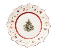Villeroy & Boch Plato Toy's Delight Ø24 cm blanco-rojo