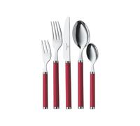 Villeroy & Boch - Play! Set de cubertería Red Roses de 30 piezas | Cubertería de acero inoxidable con mangos de plástico rojo para hasta 6 personas, apto para lavavajillas