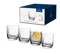 Villeroy & Boch - Rose Garden Vaso Juego De 4 Claro, Apto Para Lavavajillas, Vasos De Agua De Cristal, Set Vasos, Copas De Agua, Vidrio De Cristal