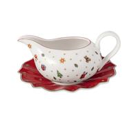 Villeroy & Boch Salsera Toy's Delight 50 on plato Blanco-rojo