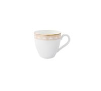 Villeroy & Boch Samarkand 1046451420 Taza de Espresso 0.1 l, Porcelana, Oro, 26.3x13.5x5.0999999999999996 cm