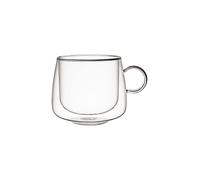 Villeroy & Boch – Set 2 vasos capuchino Artesano H&C, doble pared, borosilicato, apto microondas