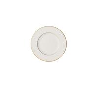 VILLEROY & BOCH SIGNATURE Plato de pan Anmut Gold 16cm blanco