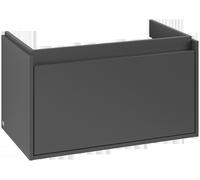 Villeroy & Boch Skyla mueble bajo lavabo, 1 cajón, 772x439x436mm, tirador encastrado, SoftClose, C78600VR, Color: grafitos