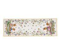 Villeroy & Boch Spring Fantasy Camino De Mesa Verde,Blanco, Centro Mesa Decorativo, Tapete De Mesa, Pascua Decoración, Decoración De Pascua, Algodón,Poliéster