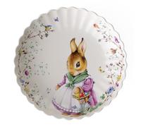 Villeroy & Boch Spring Fantasy Emma-Cuenco Grande para Dulces (Porcelana, 30 x 6 cm), Calidad, carbón, Emma, Cuenco (L), 30x6