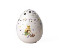 Villeroy & Boch Spring Fantasy Emma y Paul-Jarrón para Flores, Porcelana, 5 x 17,5 x 21 cm, Multicolor, carbón, Huevo | Jarrón Redondo,Emma, 17,5x17,5x21