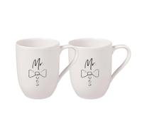 Villeroy & Boch Statement set de tazas Mr and Mr, 2 unidades, 280 ml
