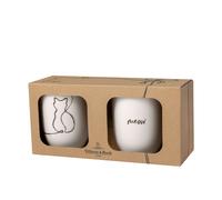 Villeroy & Boch Statement, Taza Grande Cat, 2 Unidades, Porcelana Premium, Blanco