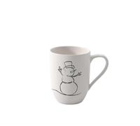 Villeroy & Boch Statement, Taza Con Asa, Xmas, 280Ml, Porcelana Premium, Blanco