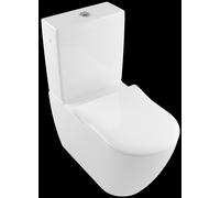 Villeroy & Boch Subway 2.0 Inodoro lavable sin borde para combinación, Ovale, de pie, DirectFlush, 370x700x400mm, 5617R001, Color: Blanco