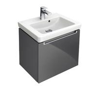 Villeroy & Boch Subway 2.0 lavamanos, rectangular, 1 agujero para grifo, con rebosadero, 500x400mm, 7315F0R1, Color: Cerámica Blanca