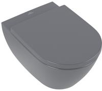 Villeroy & Boch Subway 2.0 taza de inodoro suspendido sin reborde gris 5614R0I4
