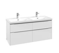 Villeroy & Boch Subway 3.0 armario 127.2x46.2x57.6 cm suspendido, para lavabo blanco C568L0VE