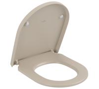 Villeroy & Boch Subway 3.0 asiento de inodoro, Ovale, SoftClose, QuickRelease, 374x438x42mm, 8M42S1AM, Color: Almond