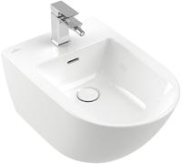 Bidé Subway 3.0 de Villeroy & Boch, ovalado, suspendido, 1 orificio de grifería, con rebosadero, 560x375x270mm, 44700001, Color: blanco-alpino