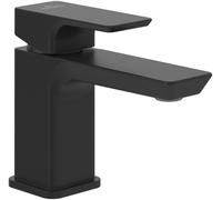 Villeroy & Boch Subway 3.0 grifo para lavabo de pie negro TVW112001001K5