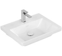 Villeroy & Boch Subway 3.0 lavabo 60x47 cm rectangular para mueble blanco brillante 4A706F01