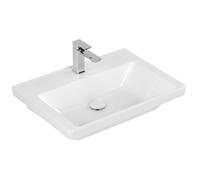 Villeroy & Boch Subway 3.0 lavabo 65x47 cm rectangular para mueble blanco brillante 4A7066R1