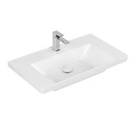 Villeroy & Boch Subway 3.0 lavabo 80x47 cm rectangular clásico-para mueble blanco brillante 4A708101