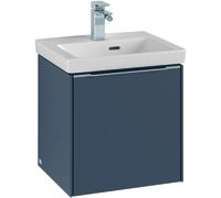 Villeroy & Boch Subway 3.0, mueble de lavabo, 423x429x378 mm, 1 tope de puerta (bisagra) izquierda, 0, C58102VR, Color: Frente/carcasa: Grafito, Mango: Grafito