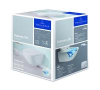 Villeroy & Boch Subway 3.0 WC de lavado profundo Combi-Pack, sin bordes, Twis...