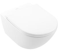 Villeroy & Boch Subway conjunto combi-pack con tapa suspendido sin reborde con descarga de remolino blanco 4670T9R1