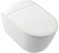 Villeroy & Boch Supreo Select inodoro con función de bidé suspendido sin reborde con descarga de remolino blanco V16EN3R1