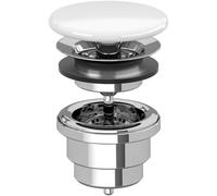 Villeroy & Boch tapón para lavabo blanco 680800RW