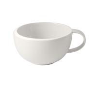 Villeroy & Boch - Taza de café NewMoon, taza decorativa y elegante para la hora del café de porcelana premium, apta para lavavajillas, blanca, 190 ml