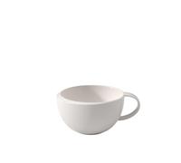 Villeroy & Boch - Taza de café NewMoon, taza decorativa y elegante para la hora del café de porcelana premium, apta para lavavajillas, blanca, 190 ml