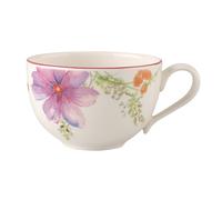 Villeroy & Boch Mariefleur Basic - Taza (porcelana Premium, 390 ml, altura de 7 cm) blanco/colorido
