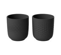 Villeroy & Boch Taza Manufacture Collier 2 unidades Negro
