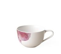 Villeroy & Boch Taza Para Desayuno Rose Garden, 14,5 X 11 Cm, Porcelana Premium, Blanco/Rosa