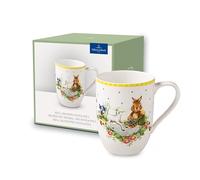 Villeroy & Boch Taza Spring Awakening Con Asa, Abuelo Hans & Paul, Amarillo Y Verde, Capacidad 280Ml