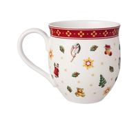 Villeroy & Boch Toy's Delight - Taza de café con asa, diseño de Navidad, de porcelana, diseño de juguetes de invierno