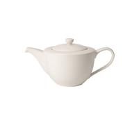 Villeroy & Boch For Me Tetera para 6 personas, 1,3 l, Porcelana Premium, Blanco