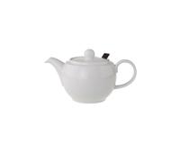 Villeroy & Boch For Me Tetera con Tapa y Filtro, Porcelana Premium, Blanco,0,45 l
