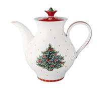 Villeroy & Boch - Toy's Delight, Jarra de café, Multicolor, Apta para microondas, decoración navideña, cafetera para Servir, vajilla navideña, Porcelana Premium