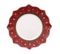 Villeroy & Boch Toy's Delight Plato De Comida Rojo 29 Cm Vajilla Navideña