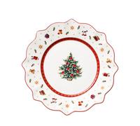 Villeroy & Boch Plato Toy's Delight Ø24 cm blanco-rojo