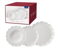 Villeroy & Boch - Toy's Delight Royal Classic set de platos, 12 piezas, platos de desayuno, platos llanos, platos hondos, porcelana de primera calidad, apta para lavavajillas y microondas