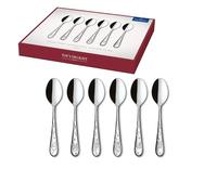 Villeroy & Boch - Toy's Delight set de cucharillas de café, 6 piezas, para 6 personas, apto para lavavajillas, inoxidable, cubertería, juego de cucharas, cubiertos de acero inoxidable