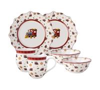 VILLEROY & BOCH Juego de desayuno locomotora 6 piezas Toy's Delight multicolor